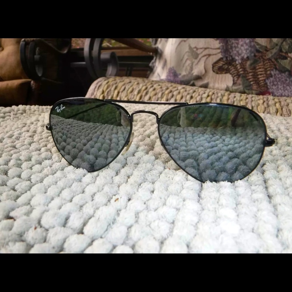 Ray-Ban aviators Black small 55-14 size